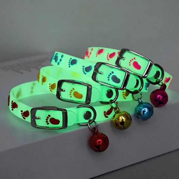 Glowing Silicone Cat Safety Collar