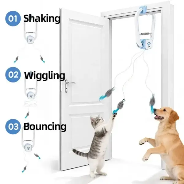 Automatic Retractable Cat Teaser Toy