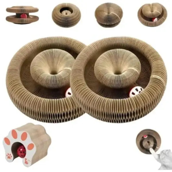 Interactive Cat Scratcher With Ball