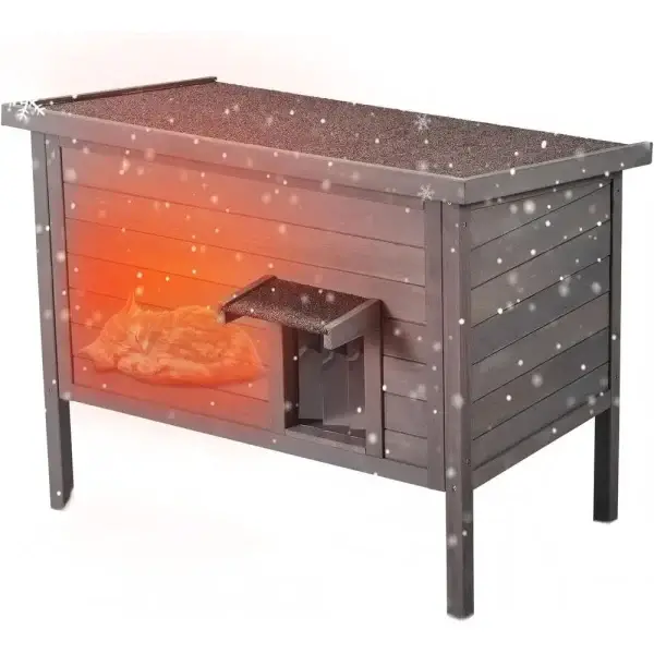 All-Weather Insulated Outdoor Cat House