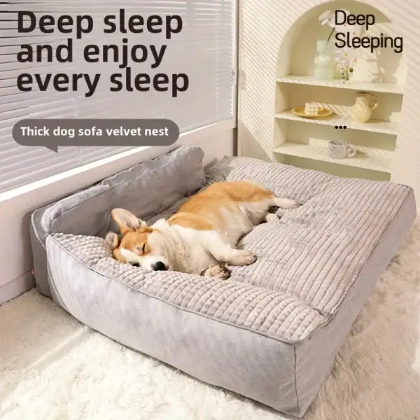 Warm Non-Slip Washable Pet Bed