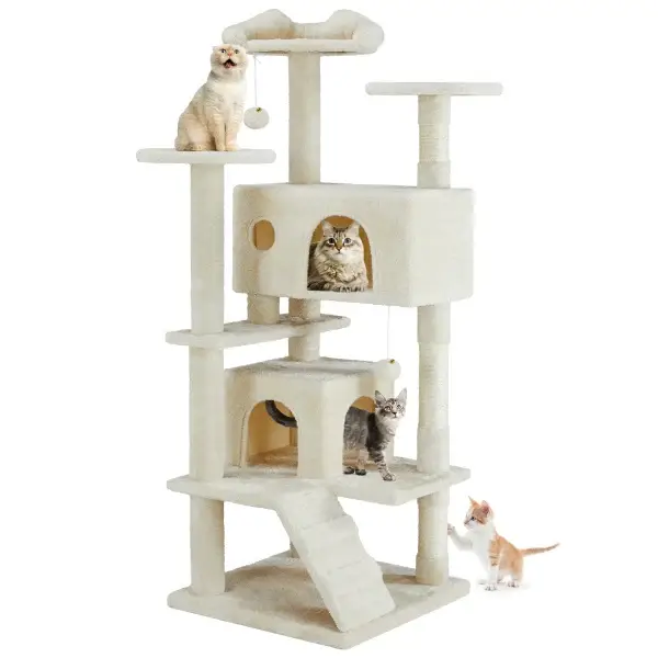 54-Inch Multi-Level Cat Tree Tower